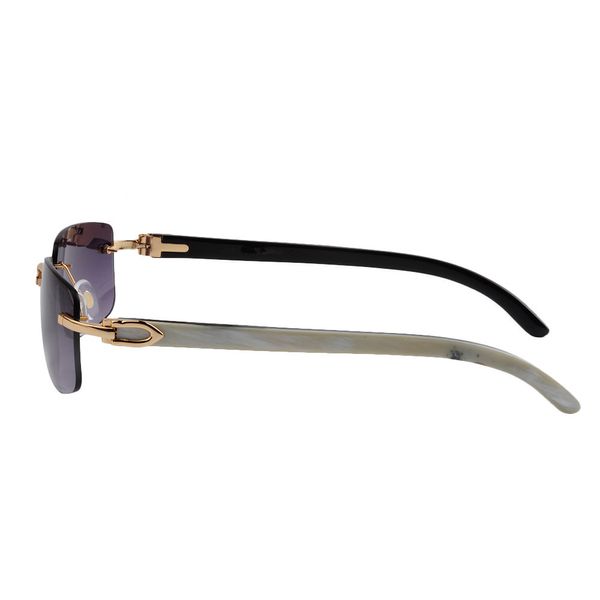 

lonsy original buffalo horn quality sunglasses with high transmittace cr39 lens mx200619, White;black