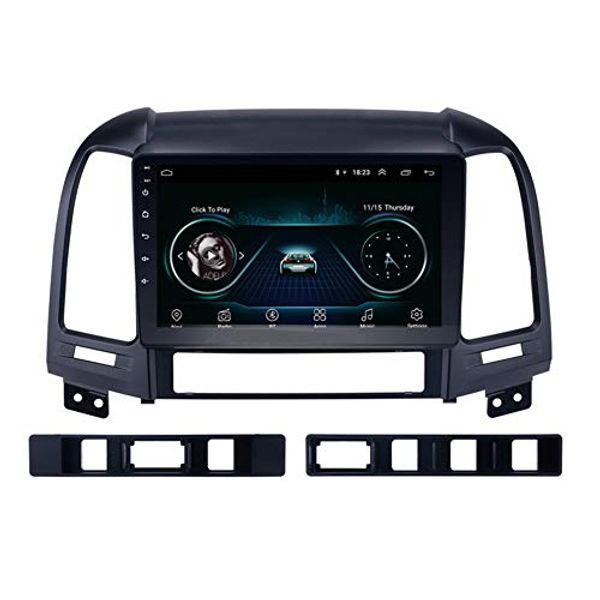 

2d in 9 inch android 9.0 car radio for hyundai santa fe 2005-2012 head unit support bluetooth wifi steering wheel control