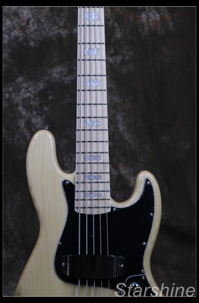 

jazz bass 5 string electric bass guitar z-zv4 primary colors of light ash body