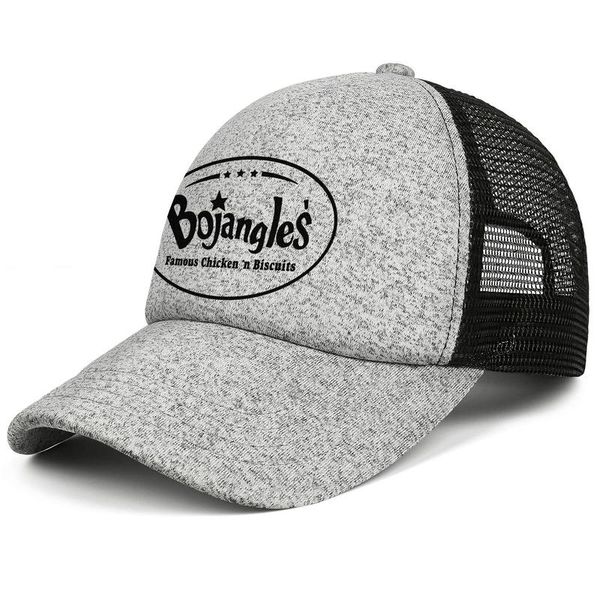 

bojangles' famous chicken french fries big boy baseball cap adjustable teen trucker meshhat fitted sports custom trendy hats, Blue;gray