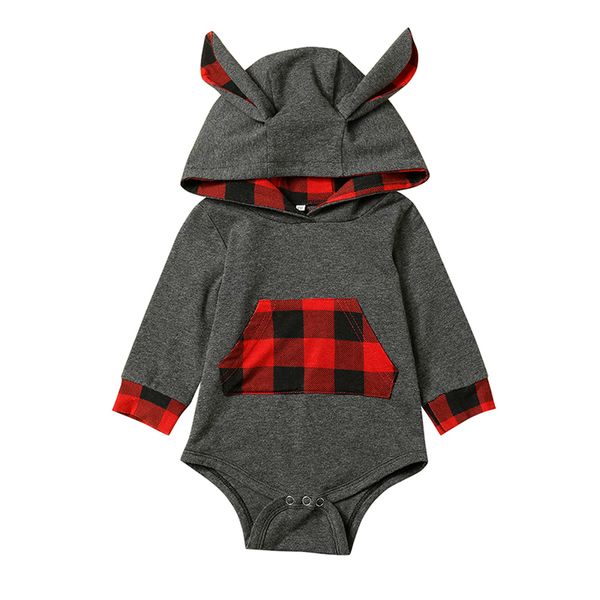 

детская одежда осень наборы baby boy комбинезон с длинным рукавом нижнее плед пэчворк hoodie толстовки + брюки повседневный комплекты нового, White