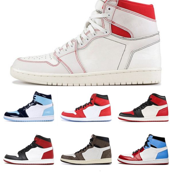 

2020 new high jumpman 1 og travis scotts x men basketball shoes turbo green origin story gs nrg x union women 1s sports shoes #144