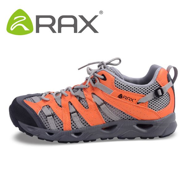 

rax outdoor breathable aqua shoes for men women mesh anti-skid trekking shoes male summer camping water fish sneakers #b1601
