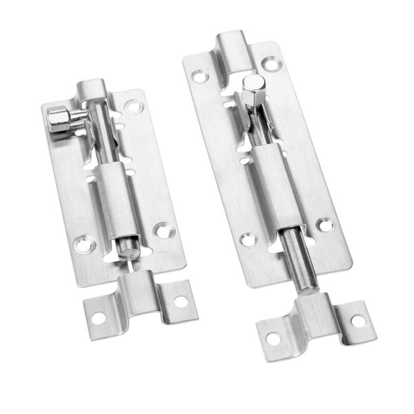 2019 Hardware Door Bolts Dreld 3 4 Inch Long Silver Stainless Steel Door Latch Sliding Lock Barrel Bolt Latch Hasp Stapler Gate From Toy1234 5 48