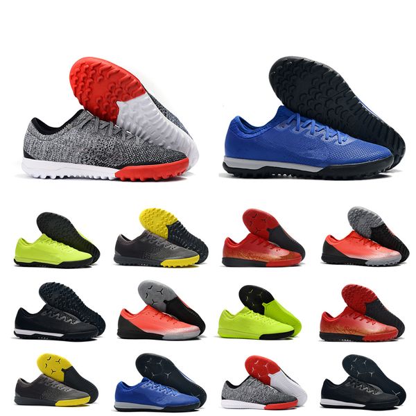 

2019 men knitted soccer shoes mercurial superflyx 6 elite ic / tf soccer shoes indoor / outdoor low help football shoes