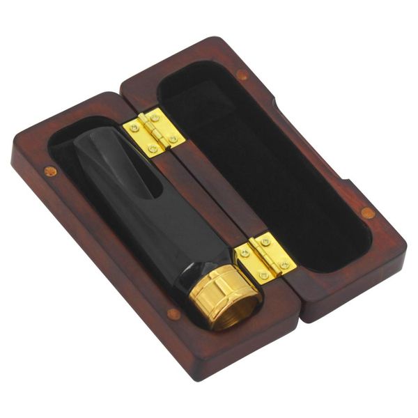 

professional alto sax saxophone mouthpiece with redwood box case accessories