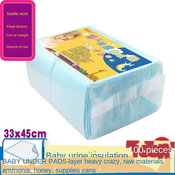 

100 pieces of newborn s 33x nursing diaper diaper 45cm baby disposable small pads newborn baby care pad supplies