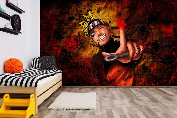 

self-adhesive] 3d naruto 716727 japan anime wall paper mural wall print decal murals