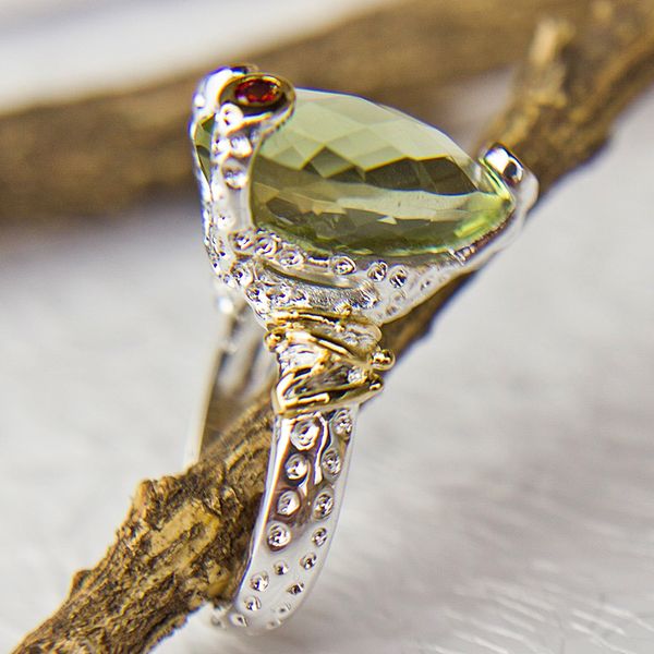 

cute frog design ring lt green olivine zirconia jewellery beautiful new look jewelry woman rings, Golden;silver