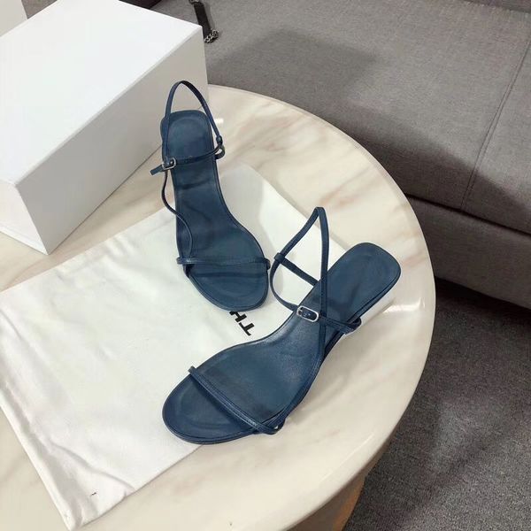 

new designer pumps high heels sandals luxury women bare leather style high-heeled t-strap sandals lady shoes supermodel catwalk shoes, Black