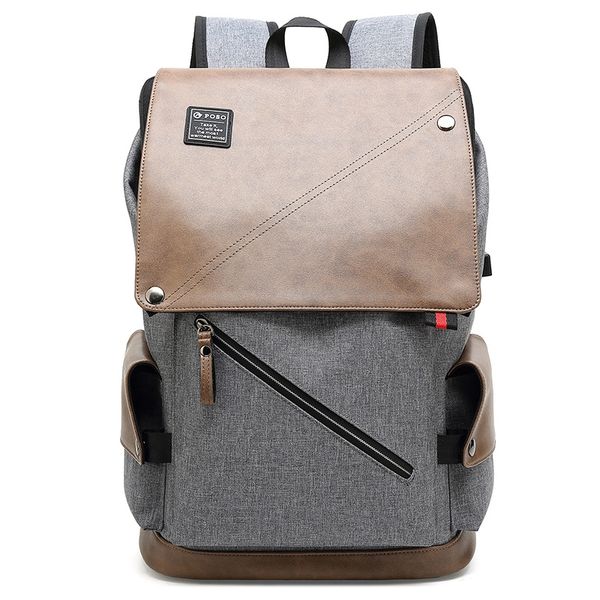 

enlarge backpack usb external charge 15.6 inch lapbackpack shoulders men anti-theft waterproof travel