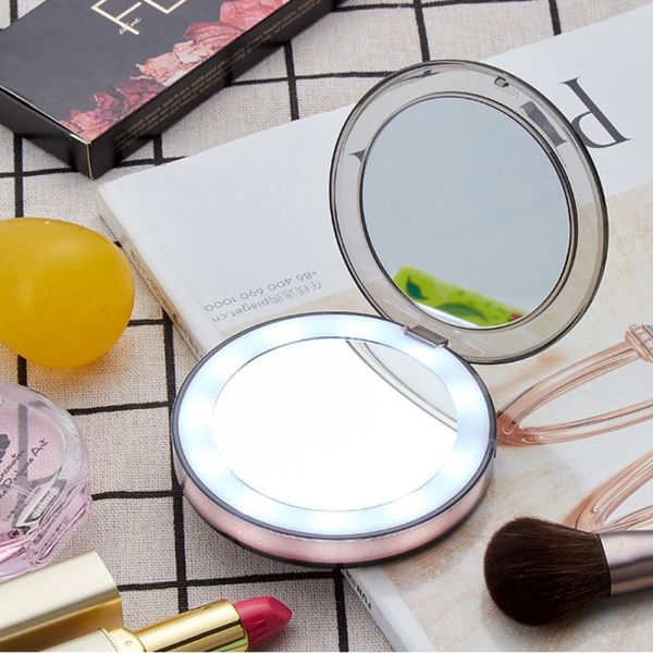 

touch screen lady usb charging makeup mirror table deskmakeup mirrors folding adjustable mirror