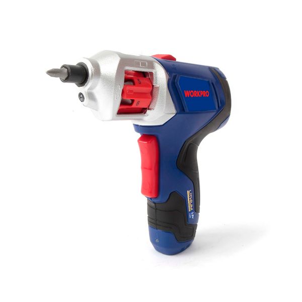 

workpro electric cordless screwdriver 3.6v rechargeable lithium-ion screwdriver quick change