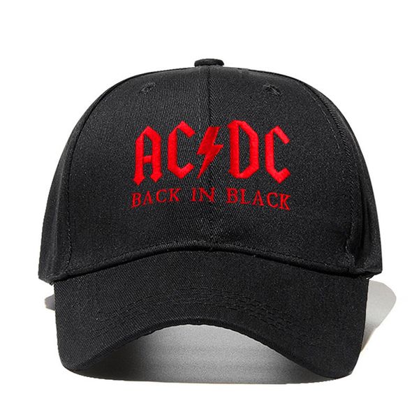 

ac/dc band baseball cap rock hip hop cap men snapback hat embroidery letter casual dj rock dad hat dropshipping, Blue;gray