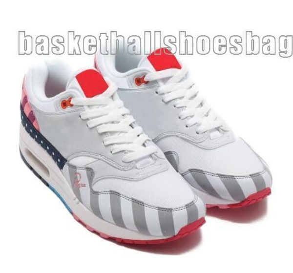 

new netherland designer piet parra 1 white multi running shoes rainbow park men trainers shoes womens 87 sneakers size 36-45, Black
