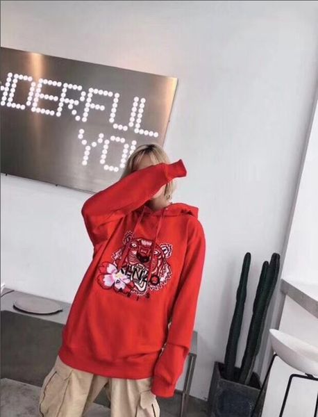 

letter sweater ladies cotton solid color ring striped letters bear print casual shirt long sleeve sweater tiger head embroidery---7, White