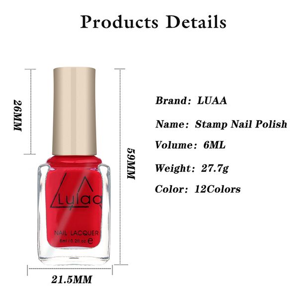 

new 6ml colorful painted diy nail gel polish for nail art decoration