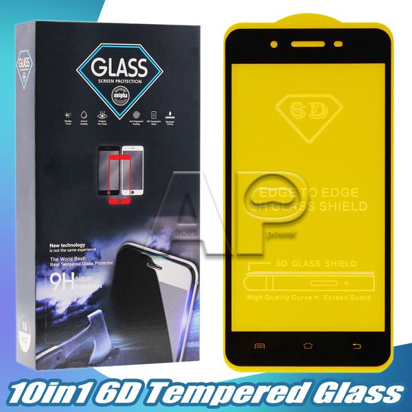 

Full cover tempered gla creen protector for iphone xr x max m10 m20 m30 j3 2018 j7 prime p30 lite lg with package