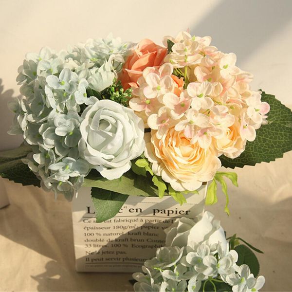 

1 bouquet artificial flower garden diy stage home bridal wedding decor