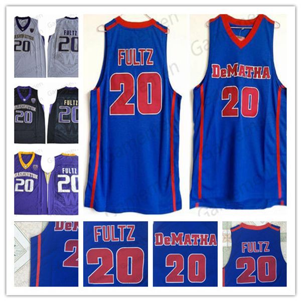 

huskies 20 markelle fultz high school basketball jerseys stitched jerseys university basketball wears s-2xl quality, Black;red
