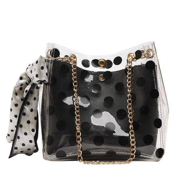 

luxury girls shoulder bags transparent bow ribbon women messenger bag fashion small ladies crossbody bag bolsa feminina#k20
