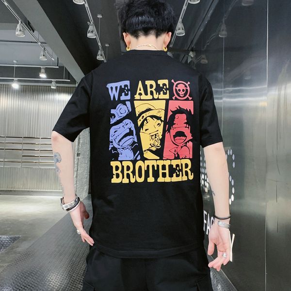 

mens 2020 роскошная футболки для мужской одежды 20ss лето марка мода box логотип графический хлопок tee hip hop мужские дизайнерские футболк, White;black