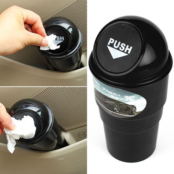 

3l car portable trash can mini auto rubbish dustbin garbage home office dust case organizer waste box holder car accessories