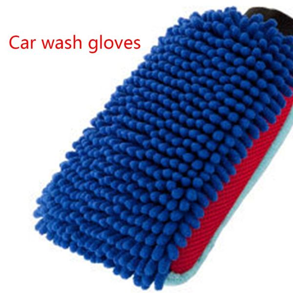 

waterproof car wash microfiber chenille gloves thick car cleaning miwax detailing brush auto care double-faced glove