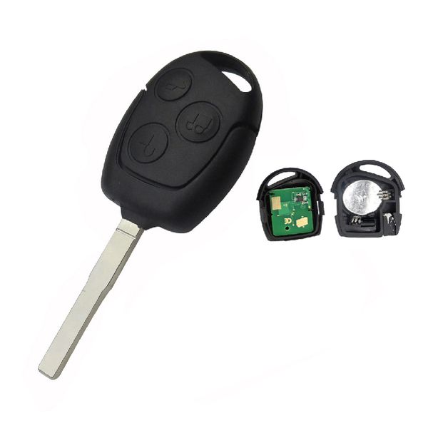 

3button remote car key 433mhz for ford focus fiesta fusion c-max for mondeo galaxy c-max s-max with 4d63 chip