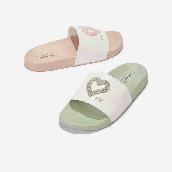 

cute heart shoes women slippers bling slides pink elegant lady slippers outdoor pvc beach sandals non-slip flat flip-flops 35-40, Black