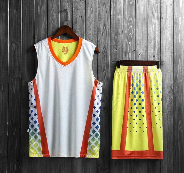 

New Style Basketball Uniform Sets Sports Jersey For Men 15