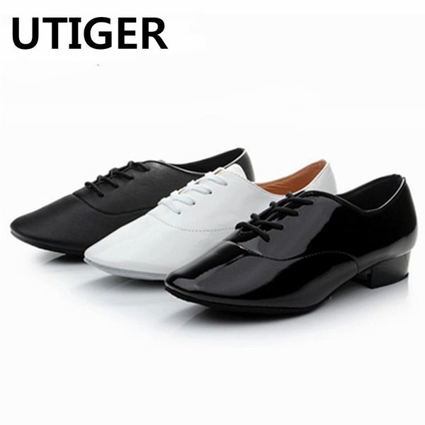 

big size 25-44 modern men's children boy ballroom tango latin dancing shoes low heel 2.5cm women man kid boys dance shoes wd195