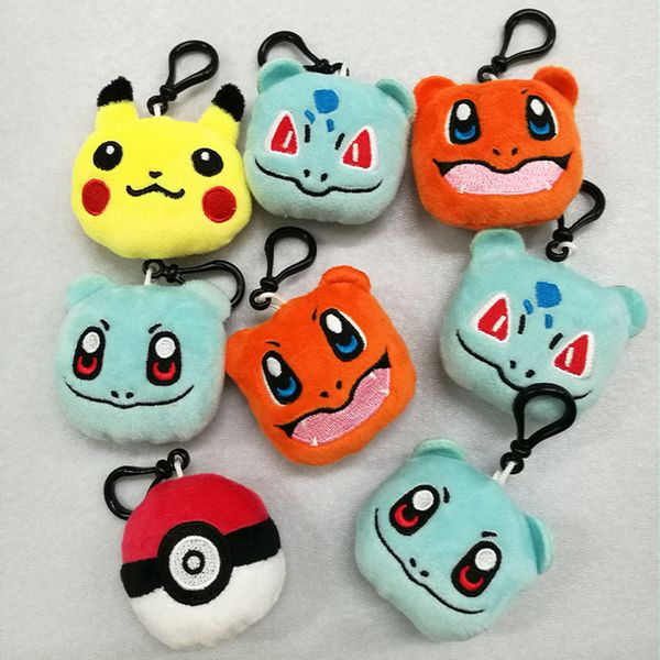 

Pikachu plu h toy key ring cartoon tuffed animal keychain creative bag pendant 9 tyle c6587