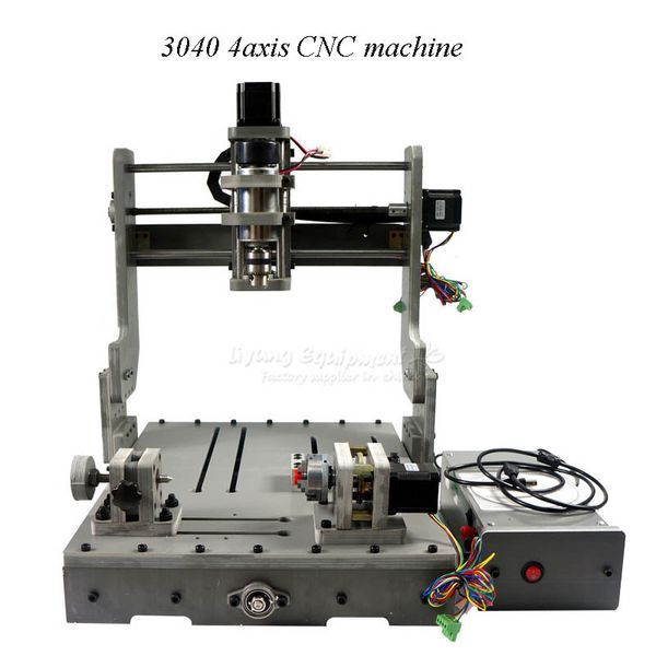 

3040 diy 3axis / 4axis cnc router engraving and drilling machine 300w support mach3 systerm