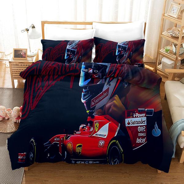 

racing car duvet cover set,racing sports cars pattern quilt cover with pillowcase,home bedroom decorative microfiber bedding set