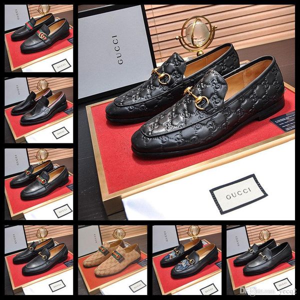 

20ss men dress leather wingtip carved italian formal oxford men casual flat classic plus size 38-45 lace up shoes yetc8, Black