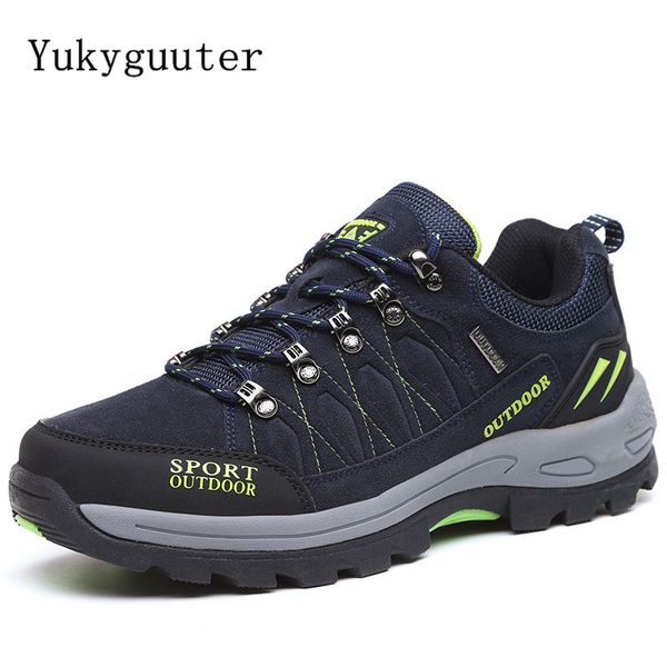

men hiking shoes outdoor walking jogging trekking boots mountain climbing sport male waterproof sneakers athletic non-slip