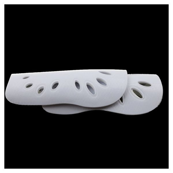 

1 pair football shin pads basketball shin guards protector for kids adults - white,16.3x11cm / 6.4x4.3inch, Black;yellow