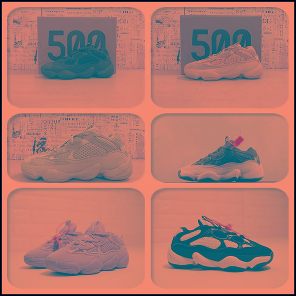 

2019 box new wave sneakers yeezy yeezys yezzy yezzys 500 super moon yellow running shoes kanye west mens women sports s830e#, Black