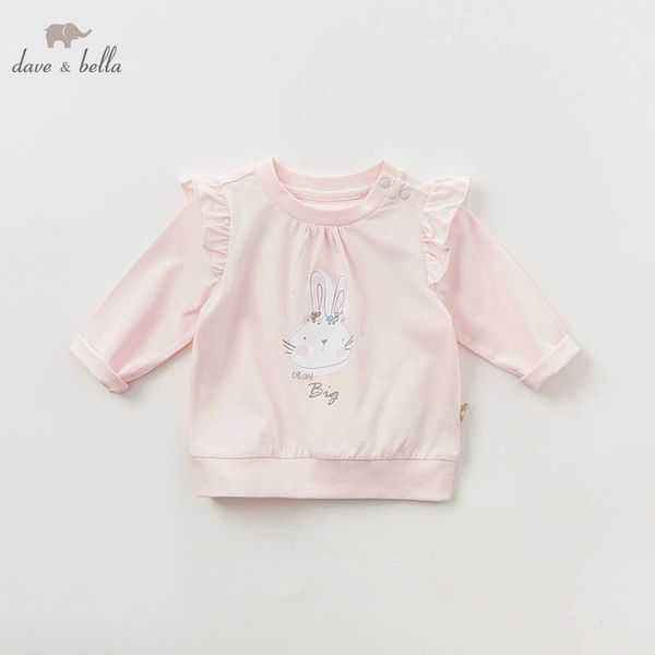 

dbj9676 dave bella baby girls spring infant baby fashion t-shirt toddler children tees lovely pink clothes, Blue