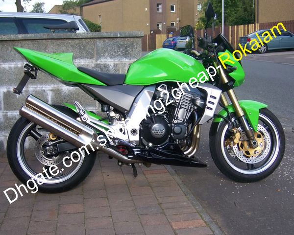 Carenatura verde personalizzata Z1000 per Kawasaki Z 1000 03 04 05 06 2003 2004 2005 2006 Kit carenature carrozzeria ABS moto (stampaggio ad iniezione)