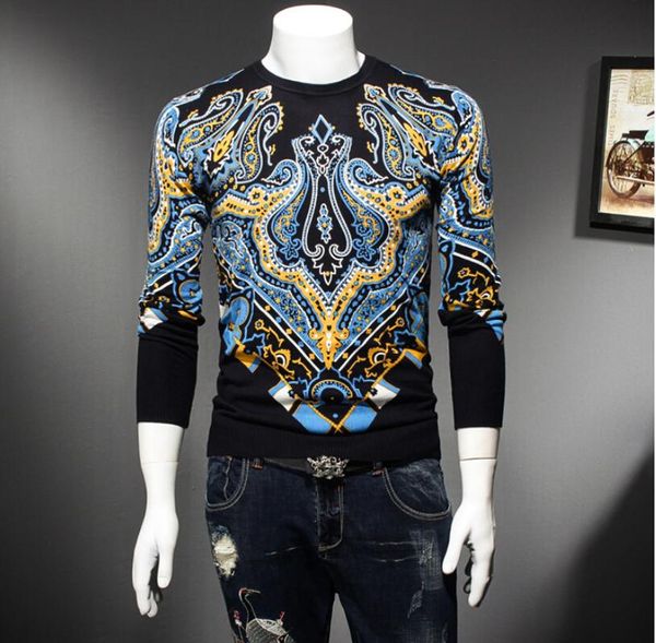 

2020 new men fashion sweater brand clothing male pullover long sleeve round neck sweaters sale, White;black