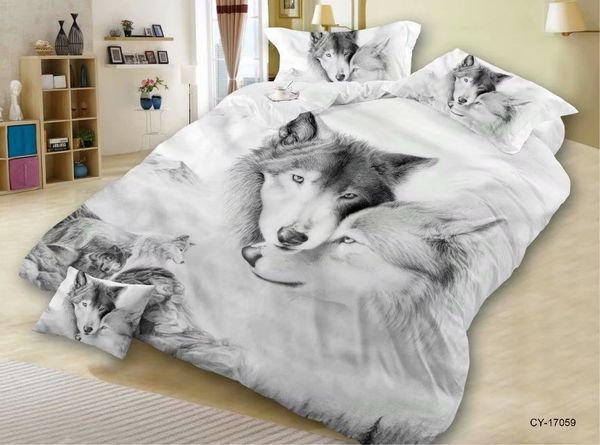 

price bed set 3d animal quilt cover bedding set article wolf four paper