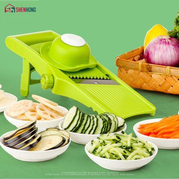 

manual integral blade vegetable cutter mandoline slicer for potato julienne carrot cheese grater kitchen accessories gadgets