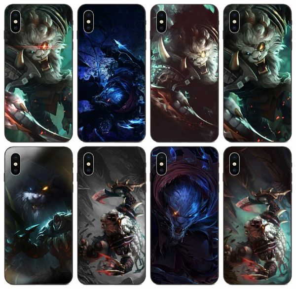 

tongtrade] rengar case for iphone x xs 11 pro max 8 7 6s 6p 5s 5p galaxy a5 s10 huawei mate 10 honor 8x 9x htc desire 630 1pcs 10pcs case
