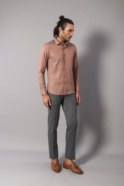 

patterned slimfit men shirt unimart shop | wessi, White;black