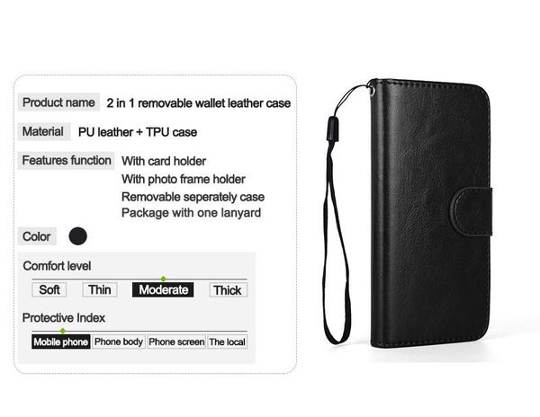 

sellers cyberstore phone case leather wallet case magnetic 2in1 detachable cover cases for iphone 11 pro xs max 7 8 samsung note10 s10