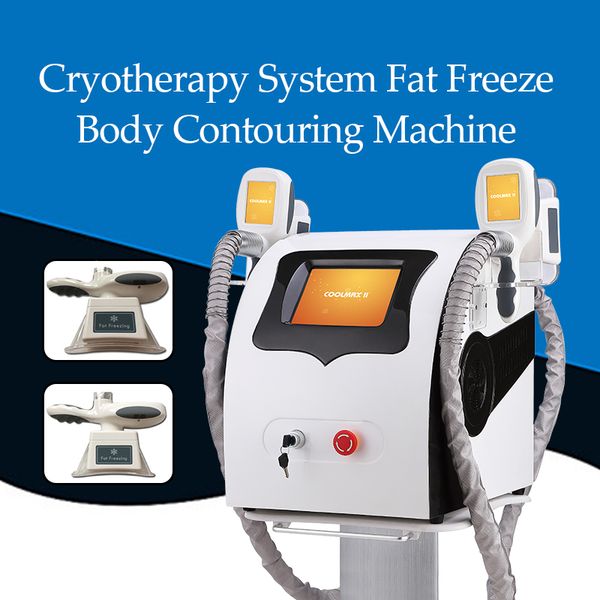

2020 non invasive message avoid frostbit dual cold body sculpting e cool tech cryo slimming machine for spa use