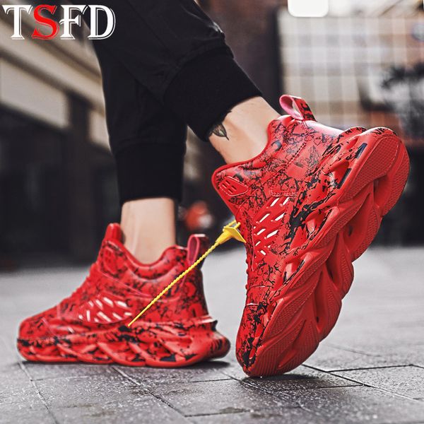 

клинок спортивной обуви человек mesh дышащие кроссовки comfort толстым дном мужские кроссовки red мужская обувь спортивной обуви new summer