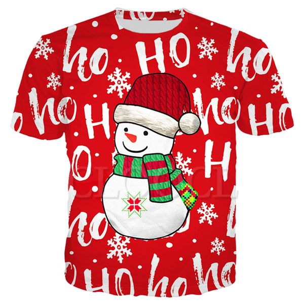 

2019 уродливые рождество хо-хо-хо даббинг санта-клаус унисекс мужские женские дед мороз снеговик harajuku мужчины wome одежда homme футболка, White;black